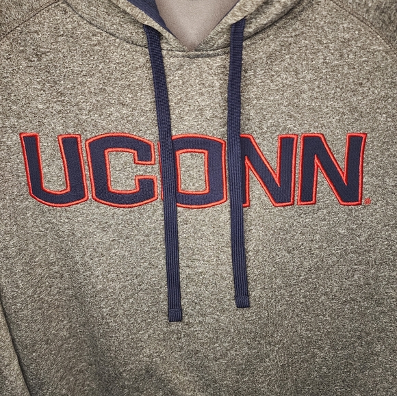 UConn Gray Hoodie Sweater - Picture 3 of 11